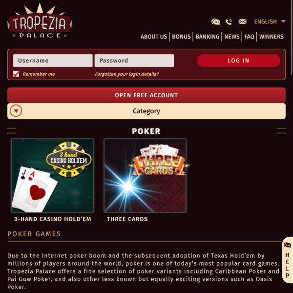 Video Poker Category